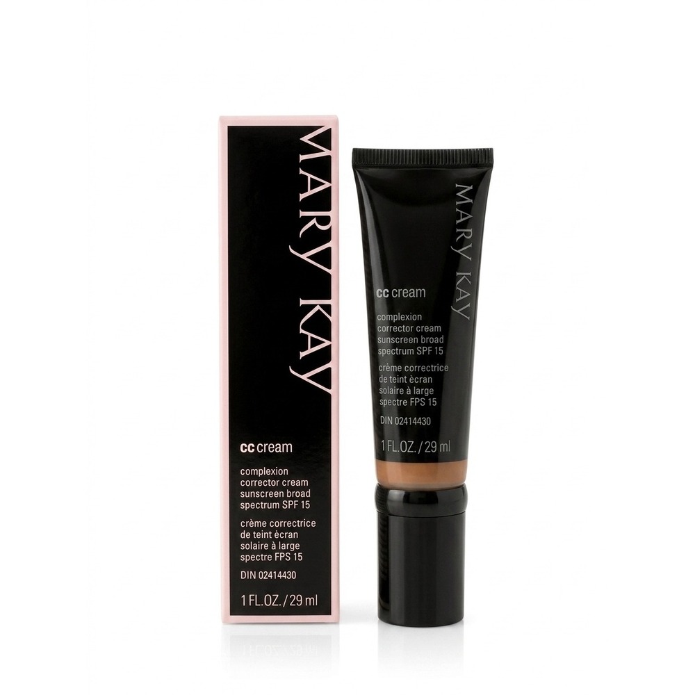 Mary Kay CC Cream Complexion Corrector Sunscreen SPF 15 Very Deep 1oz New in Box